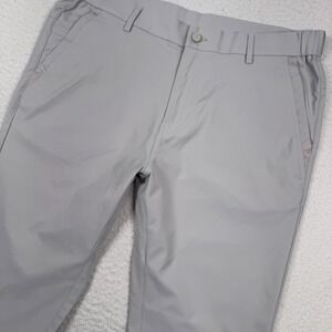 Jack Archer Pants Mens 34 X 33 Gray Chino Stretch Preppy Performance Golf Casual